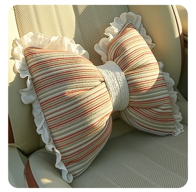 decorative shoulder pad for — Seat belt shoulder pad - butterfly-style-lumbar-support-pillow-1-piece