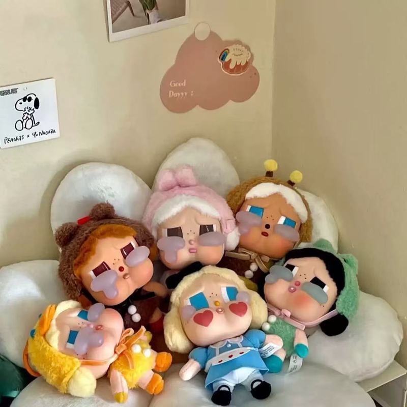 CRYBABY 哭娃盲盒祖国版毛绒公仔呆萌钥匙扣挂件玩偶新品|undefined