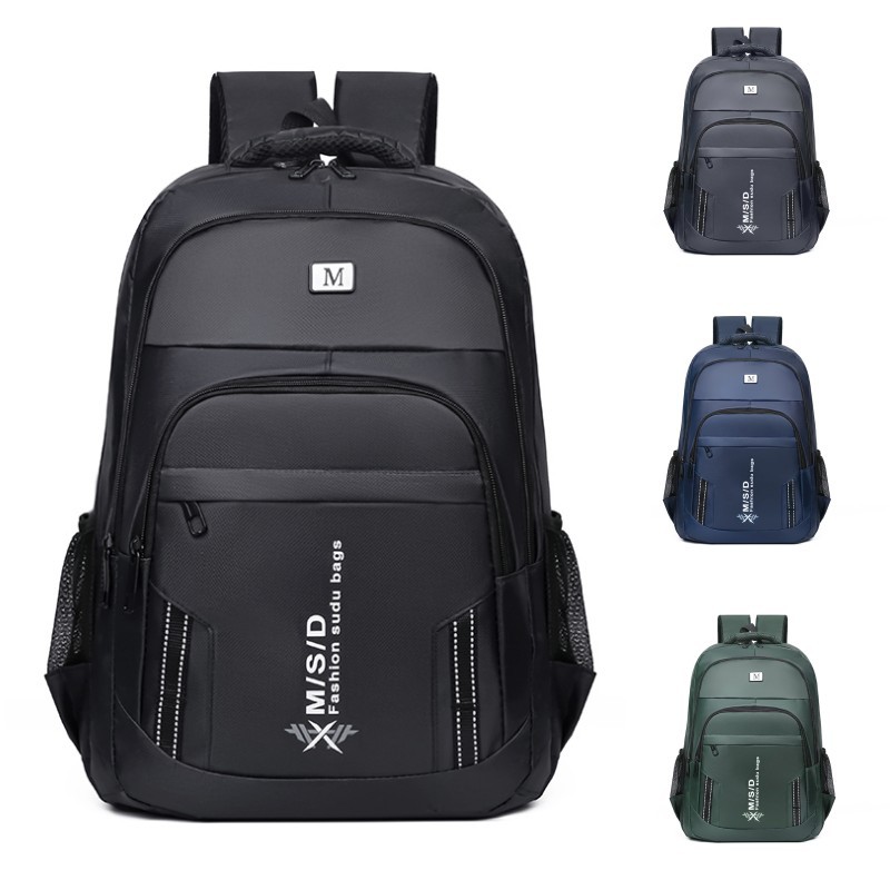 Al por mayor nueva mochila simple ocio mochila de estudiantes de primaria y secundaria de moda ligera de viaje mochila de gran capacidad