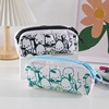 Capacious pencil case with zipper for elementary school students, stationery, cartoon high quality storage bag