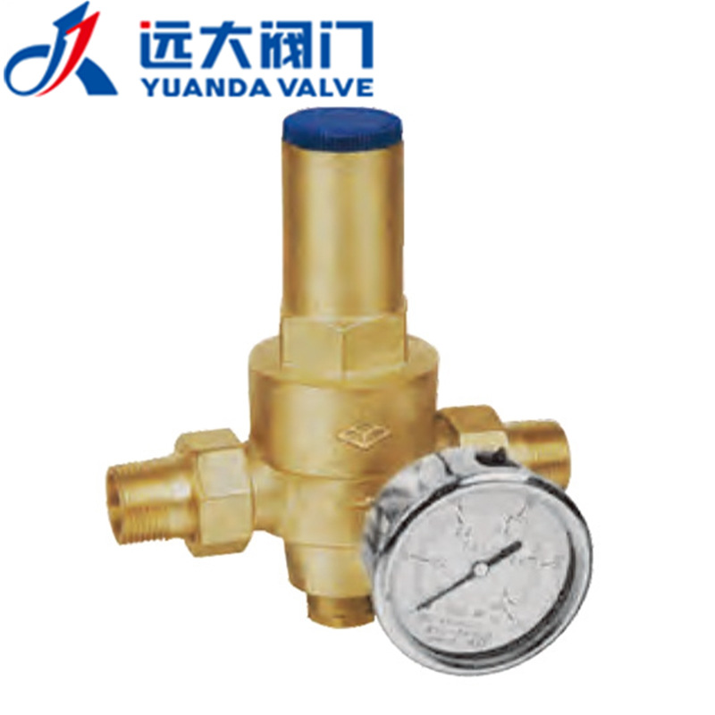 河北远大阀门Y22X-16T黄铜外螺纹弹簧薄膜可调式减压阀DN15-DN50