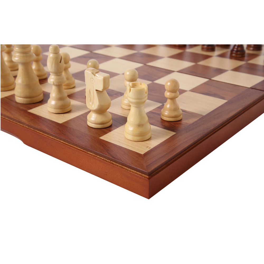 Ajedrez magnético de alta gama ajedrez de madera maciza tablero de ajedrez plegable juego educativo para niños juguete ajedrez