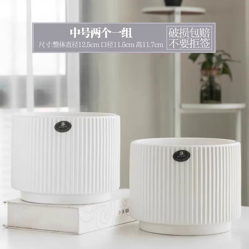 TX 직선형 수직 패턴 - 무광택 흰색(중형 2개) 플라스틱 트레이 포함