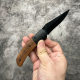 Wooden Handle Folding Knife Outdoor Survival Portable Pocket Mini Folding Knife Camping Simple and Practical Sharp Fruit Knife