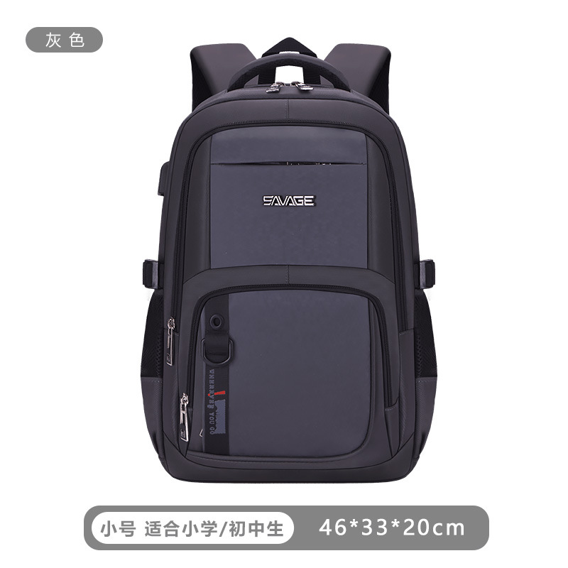 Clásica mochila de viaje de negocios, mochila portátil de gran capacidad para viajar, mochila impermeable ligera para hombres