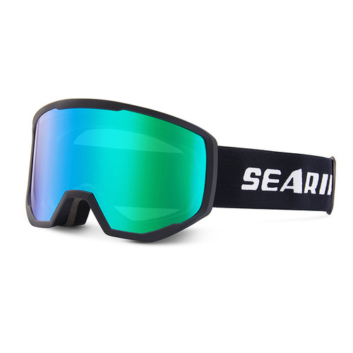 SEARIPE Xueyipai cylindrical ski glasses for men and women, single and double board ski goggles, double-layer anti-fog ski equipment