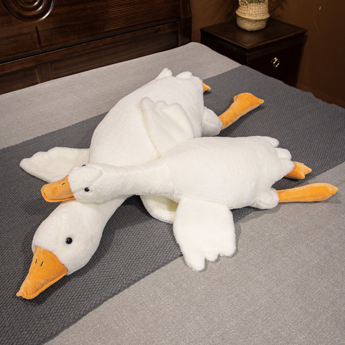 Internet celebrity big white goose doll plush doll sleeping pillow comfort doll children's gift doll big white goose