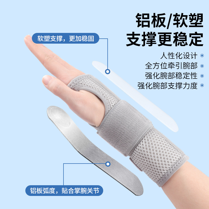 鋼板の手首の通気性固定器の挟みの腕を保護して腱の鞘の骨折の痛みを捻挫します。|undefined