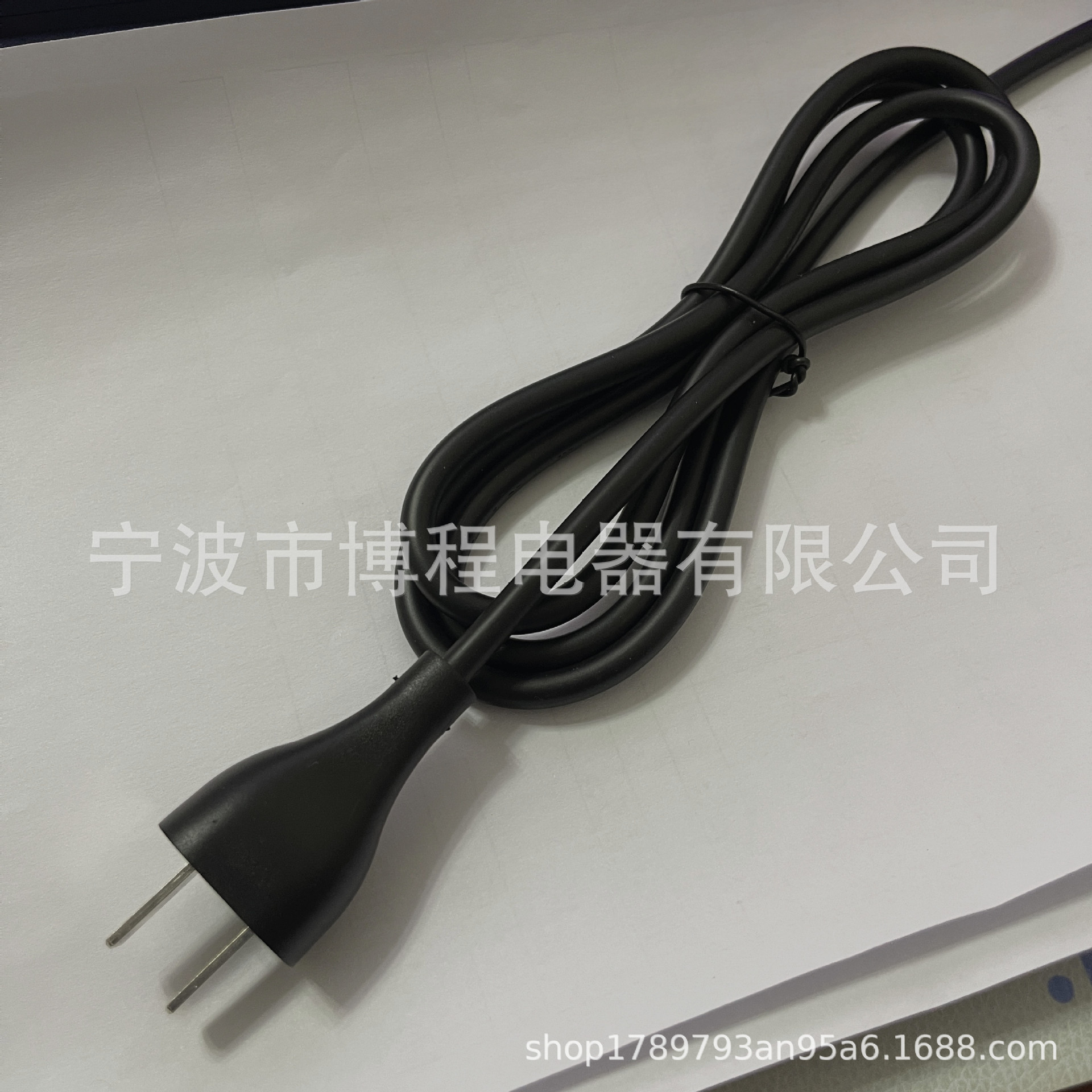 国标小米插头圆线2*0.75平方橡塑电源线中规小米插头国标小米插头
