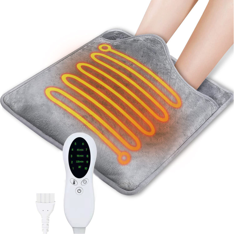 Cross-Border electric heating shoes washable plug-in heating pad European gauge electric foot warmer foot warmer full body pad CE certification