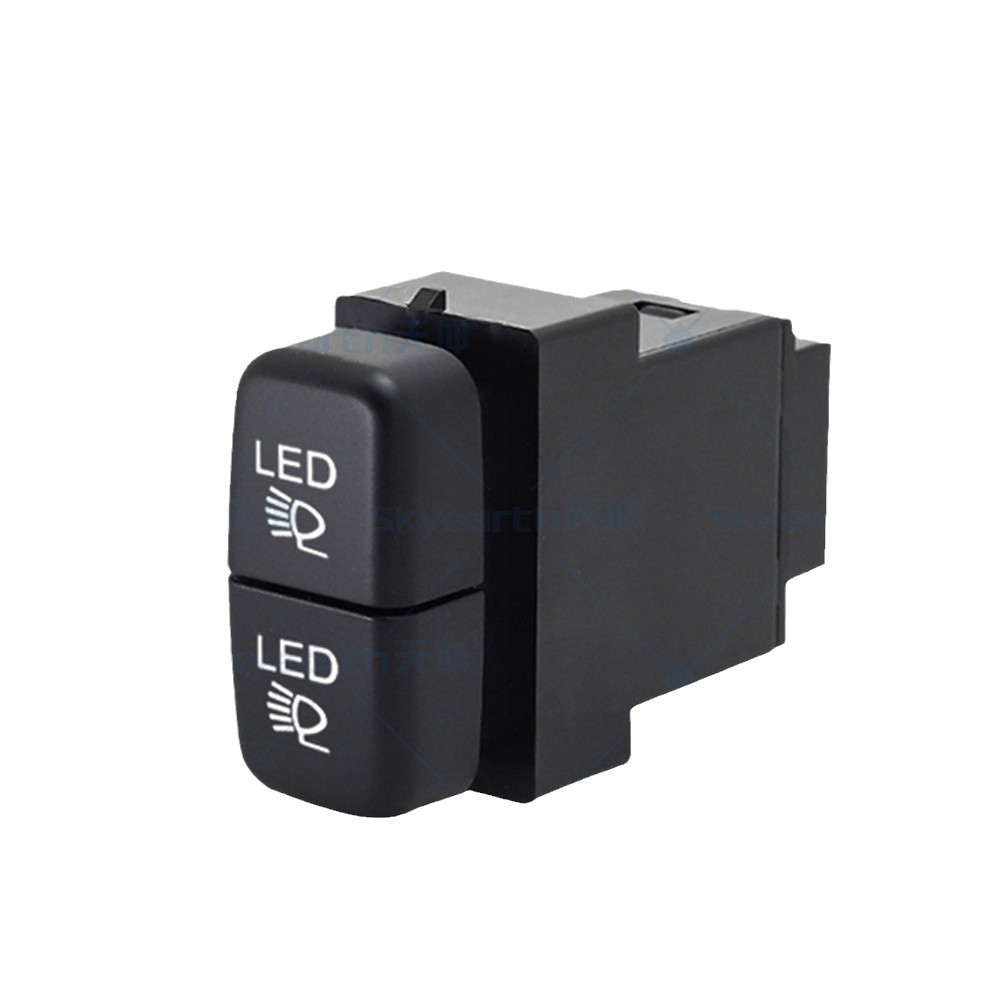 Automóvil Doble interruptor llave arnés de cableado de modificación de la fuente de alimentación del interruptor de presión para la serie Mitsubishi Outlander