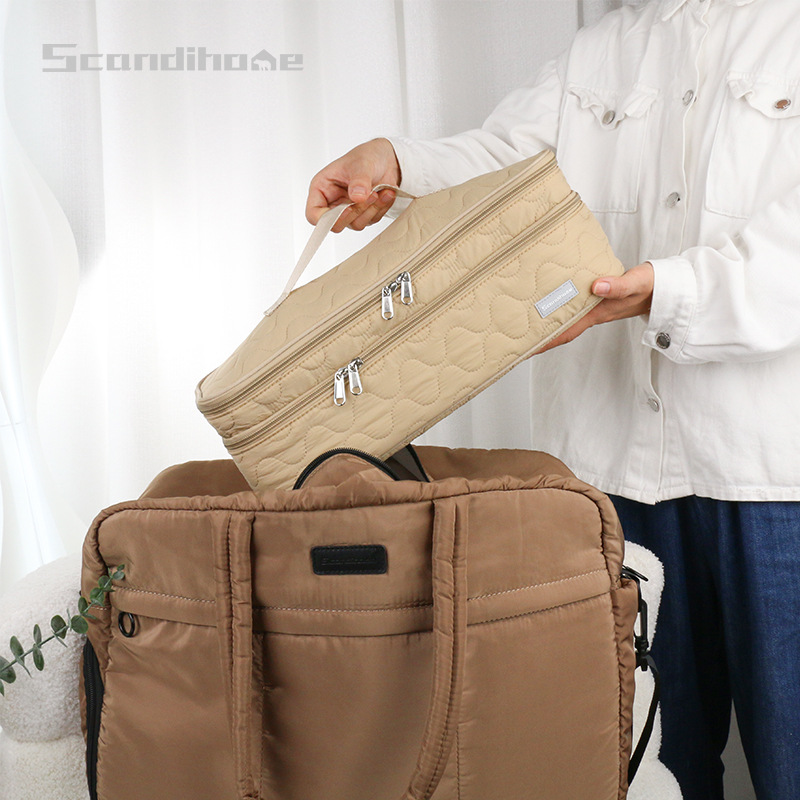 Nueva bolsa de almacenamiento de secador de pelo de algodón accesorios de viaje rizador de pelo secador de pelo de almacenamiento de gran capacidad portátil cubierta protectora