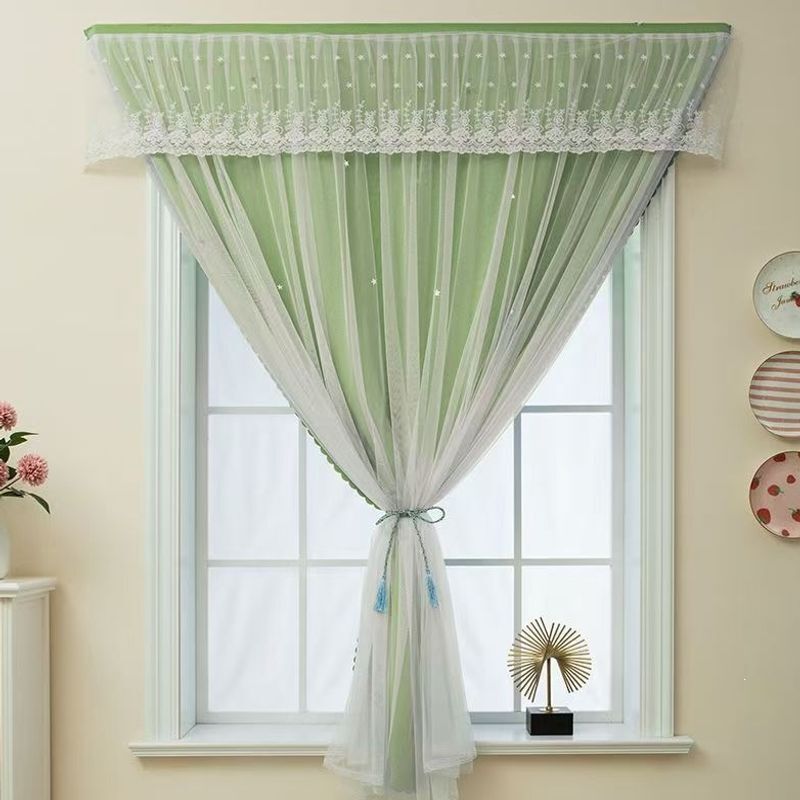 Trendy Ready-Made Curtains, No-Drill Installation with Magic Tape, Blackout Bedroom Bay Window Sheer Curtains, Easy Installation Trendy Ready-Made Curtains, No-Drill Installation with Magic Tape, Blackout Bedroom Bay Window Sheer Curtains, Easy Installation