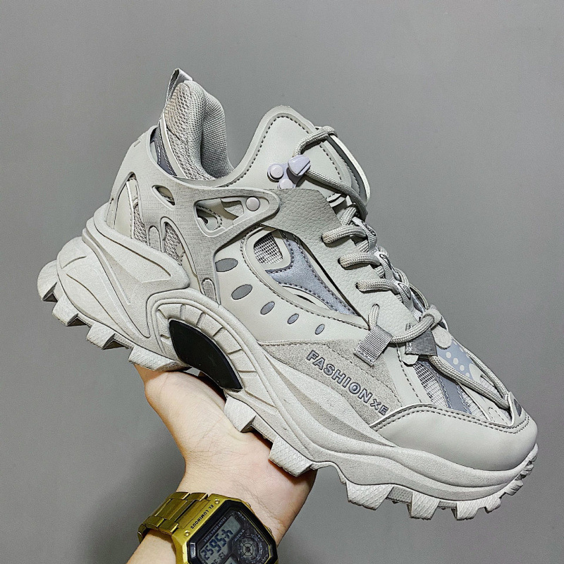 Torre Shoes Men's Ins Fashionable Shoes for Autumn 2023 New Thick Sole Increased Korean Style with Luminous Men's sneaker Torre Shoes Men's Ins Fashionable Shoes for Autumn 2023 New Thick Sole Increased Korean Style with Luminous Men's sneaker
