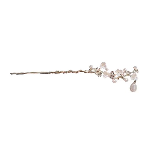 High-end antique Hanfu hair accessories, updo hairpins, retro all-match alloy tassel ball hairpins, hairpins