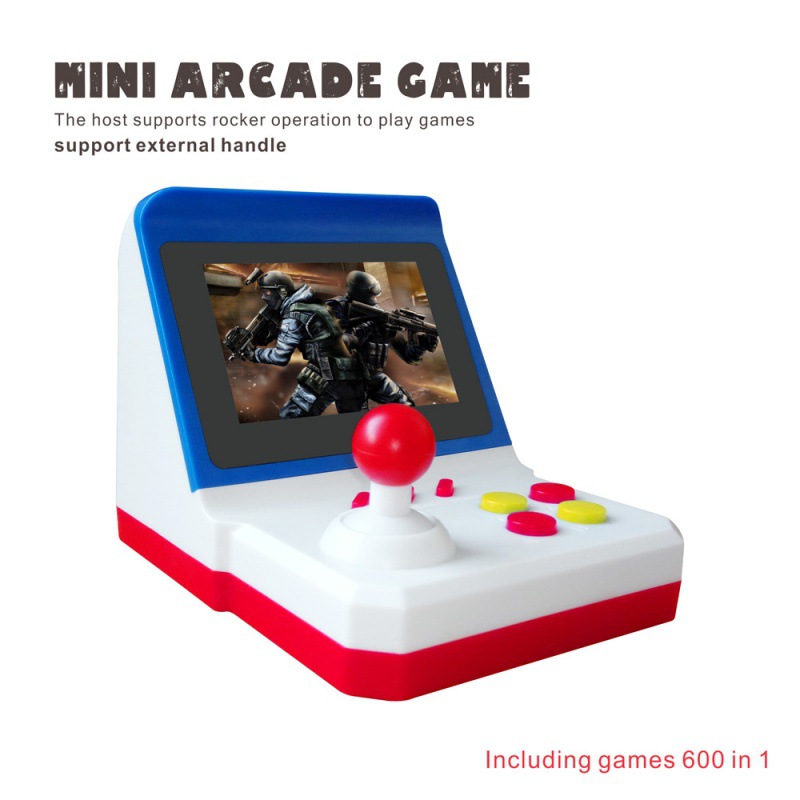 Retro nostalgic game FC handheld mini arcade game machine FC rocker home game machine built-in 600 game
