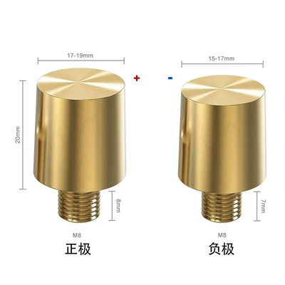 with 8MM internal thread and external thread | Power supply, ignition system accessories - solid-m8-modified-battery-postpair