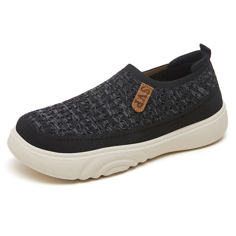 Zapatos de mujer con suela suave no cansen los pies, nuevos zapatos de tela de verano de Beijing viejos zapatos de madres de mediana edad y zapatos casuales. image 7