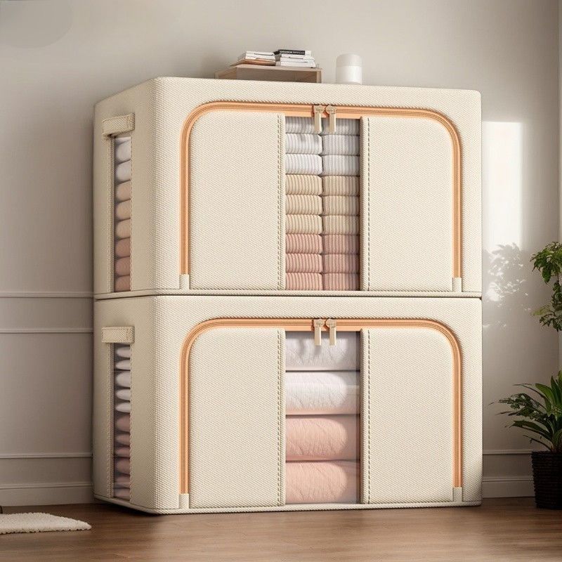 Foldable Fabric Storage Box For Home And Closet Organisation_voghion.com