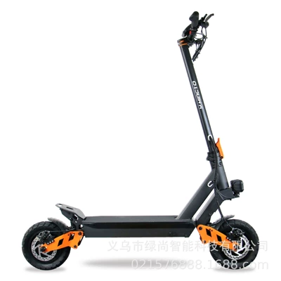 Factory direct supply green MINGTO adult walking foldable 10 inch electric scooter super endurance S11