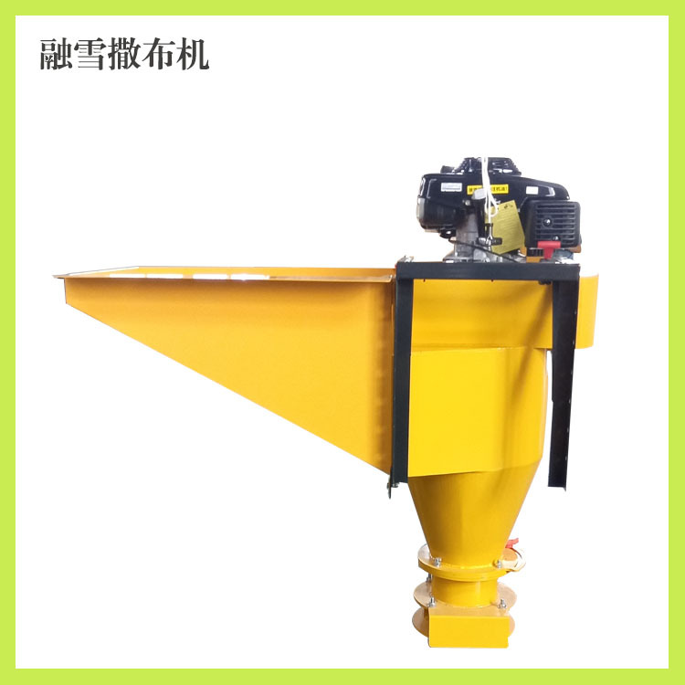 宽度可调融雪剂撒盐机 市政路面养护撒布机 后挂式道路除雪设备