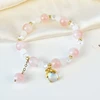 S038-Light Pink Firefly Bracelet#SZ279