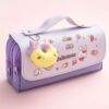 Japanese cute capacious universal pencil case for elementary school students, internet celebrity, anti-stress, for secondary school