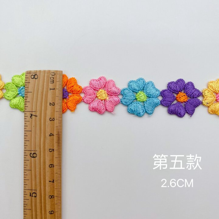 Color de encaje Ropa Decoración Lolita Cuff accesorios amor multicolor poliéster luz código de barras de encaje