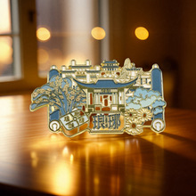 金属徽章定做奖牌烤漆校班徽工艺品二次元吧唧珐琅文创纪念章定制