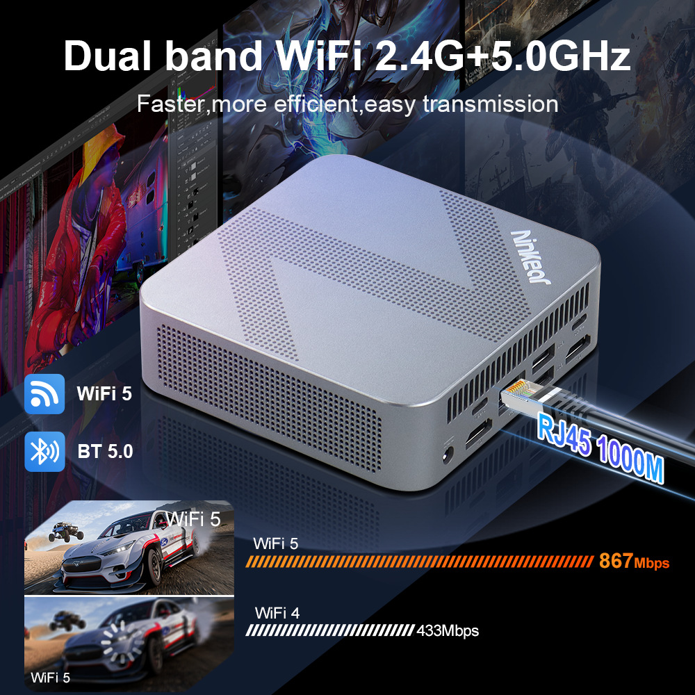 N10Pro Dual Port 16Gb +512G Commercial Office Mini Desktop Computer Host