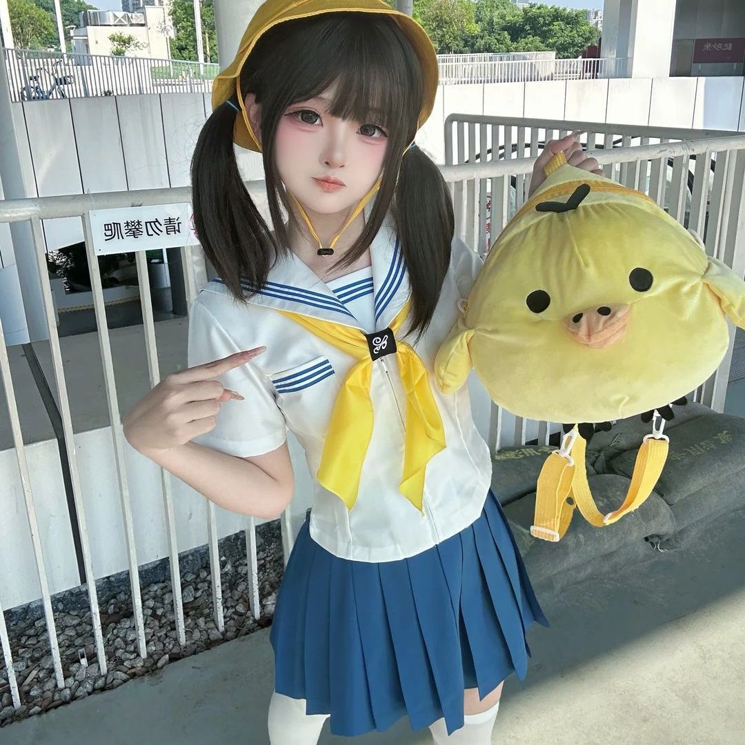 夏日拍照穿搭基础款2026学院服蓝三本日系校供感jk水手服制服套装