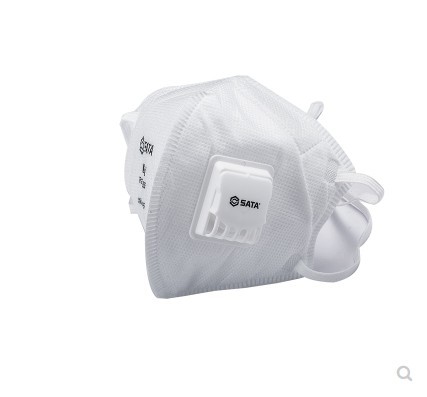 SATA世达HF0204V 自吸过滤式防颗粒物呼吸器(KN95折叠带阀口罩)