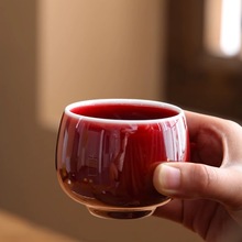 郎红茶杯主人杯单杯手绘陶瓷品茗杯功夫茶具小杯子陶瓷单杯茶具