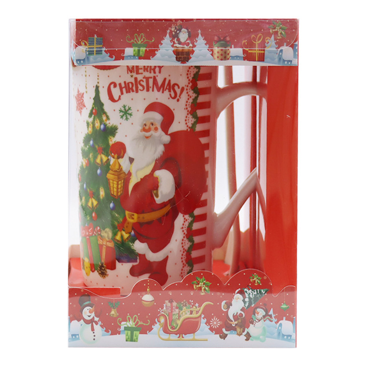 F845圣诞节彩盒杯