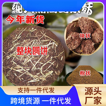 广西茶子茶籽麸饼枯茶粉茶洗枯养发洗头山茶茶粕子渣饼油茶