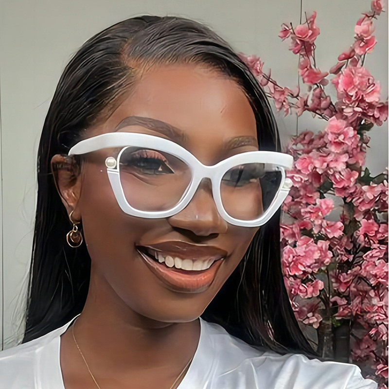 65g Weight Full rim frame Glasses Structure Glasses Classification PC Lens Material Casual, Holiday, Outdoor Occasion Geometric Pattern Women's Gender Y2K, IG Style Style Y2K IG Style Geometric PC Full Rim Frame Optical Glasses 1