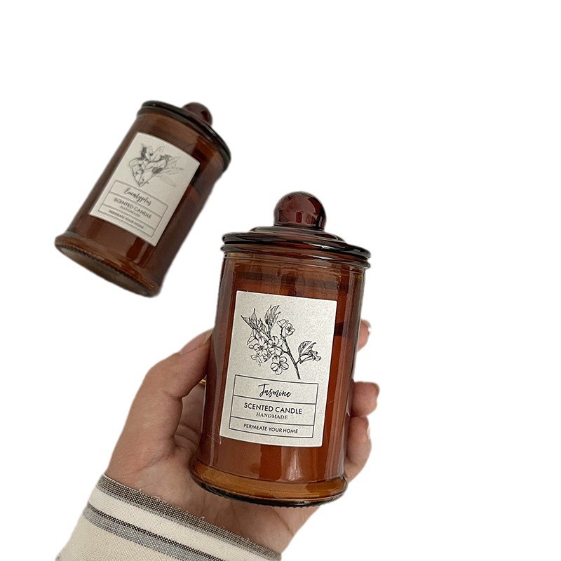 Vintage Niche Style High-End Romantic Atmosphere Aromatherapy Candle Decoration Desktop Bedroom Fragrance Ornament Gift_voghion.com