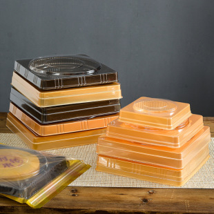 500g moon cake packaging heaven and earth cover moon cake holder blister box a kilo gift cake transparent cover large moon cake holder