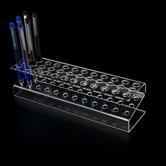 アクリル製ペンディスプレイスタンド、多孔質ペンホルダー、大容量Z型ペンホルダー、プラスチック製収納ホルダー