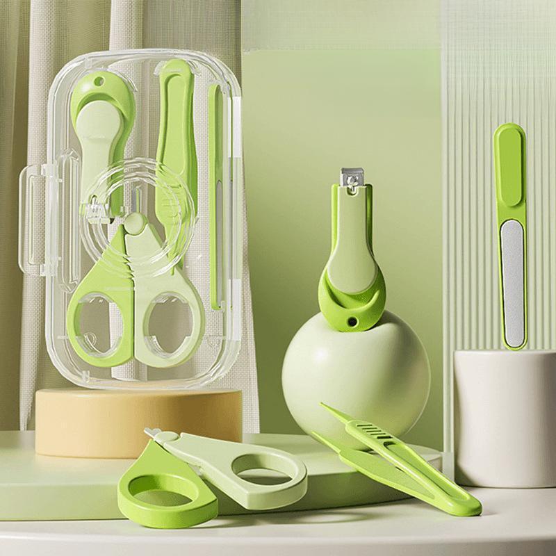 Baby nail clippers, children's nail scissors, children's nail file, anti-pinch nail clippers, durable and portable for children