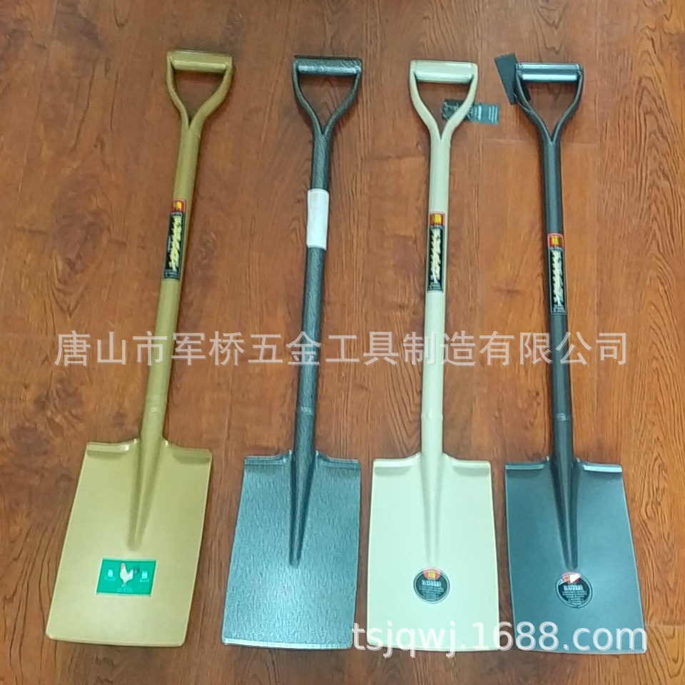 外贸铁柄锹 带把铁铲 工厂批发铁炳锹 农田建筑工具铁炳锹 SHOVEL
