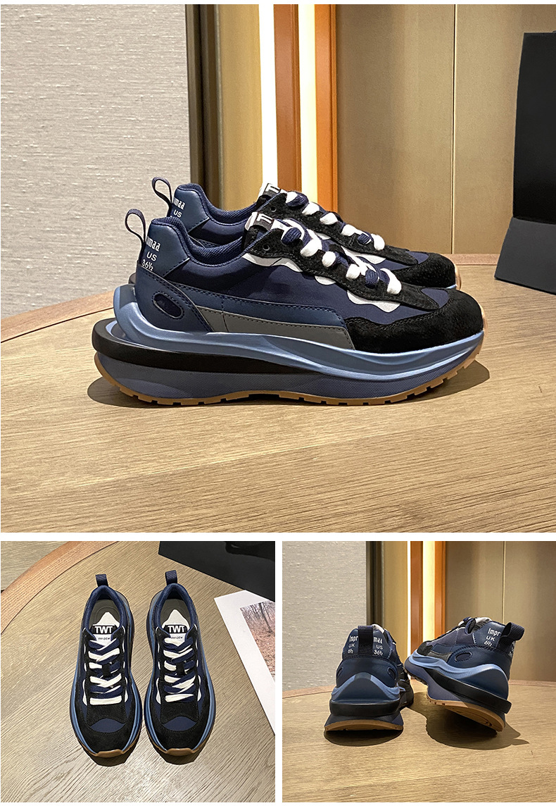 Waffle Casual Sneaker Für Damen Winter Mit Dicker Sohle Und Fleece_voghion.com
