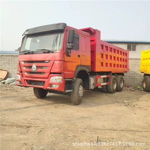 Sinotruk Howo Euro 3 371HP 8 arxa təkərli özüboşaldan, çınqıl və torpaq daşınması üçün.