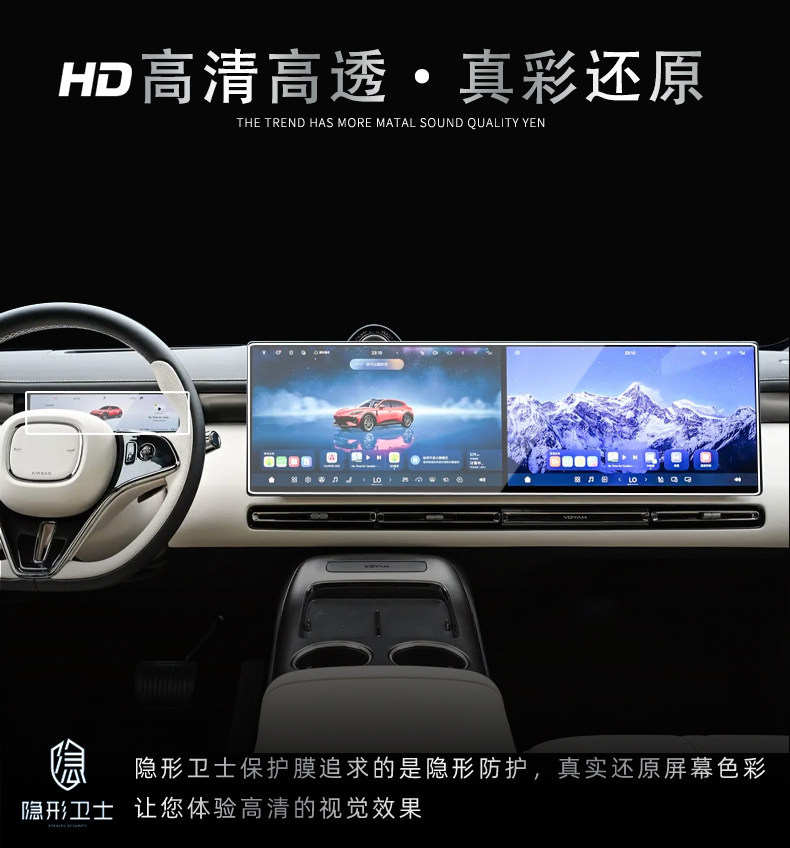 Shilan Tu ZhuiGuang S central control navigation instrument interior integrated screen protective tempered film car modification accessories