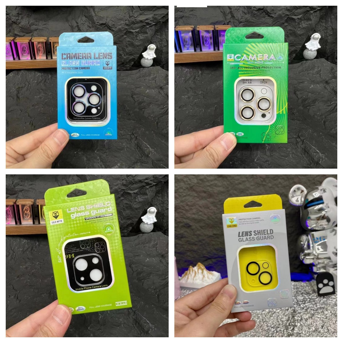 Aplicable a iPhone15Pro aleación de aluminio película de lente todo incluido Apple 15PROMAX película de lente esmerilada etiqueta protectora