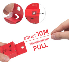 PVC6盒裝半帶墨定位線尺紋眉設計含墨映射線測量眉毛記號線尺