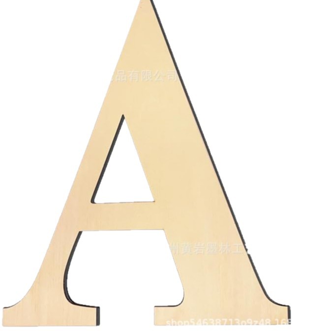 Fábrica en stock 30CM letras de madera 27 letras inglesas adornos de madera decoración de bodas para el hogar props de disparo