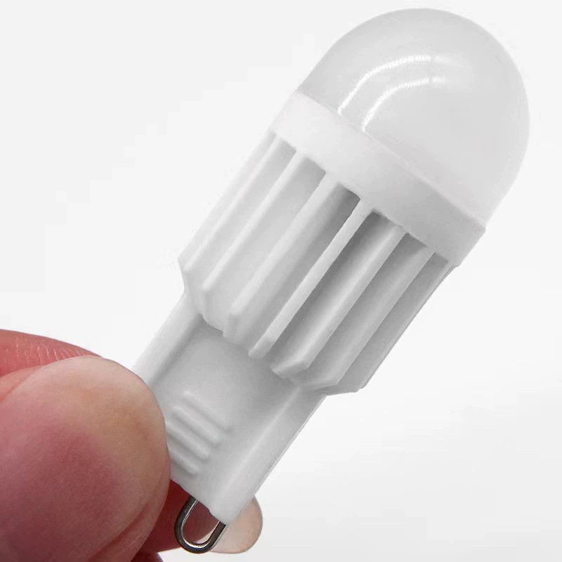 Cuentas de lámpara G9ledCOB 220V110v Ceramic Hotel Lámpara de cristal 2W3W Bombilla de lámpara de mesa enchufable Fuente de luz regulable