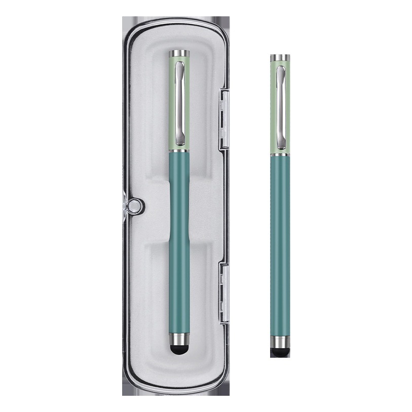 Touch Screen Gel Pen mobile phone tablet touch pen capacitor metal dual-use signature pen advertising pen lettering printing LOGO