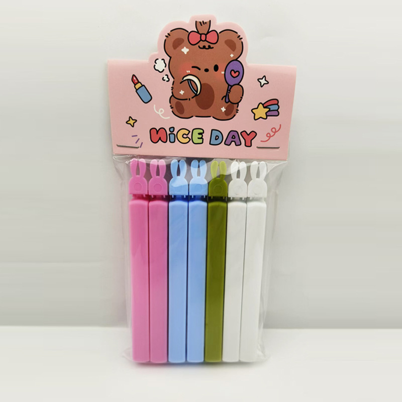Fábrica en stock clip de comida clip de plástico bolsa de alimentos clip de sellado clip de té merienda bolsa de sellado clip de regalo